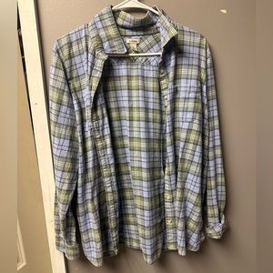 L.L Bean oversized flannel